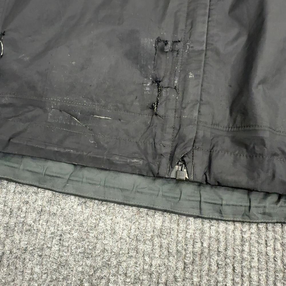 Patagonia Rain Jacket Womens L Black Nylon Hooded Full Zip Gorpcore Outdoor - Picture 2 of 9